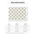 thumbnail image 5 of Yiaed Mardi Gras Carnival1 Print Blanket Throw Blanket Soft Cozy Flannel Blanket for Home Bed Sofa Couch Chair-50"x40", 5 of 6