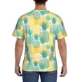 thumbnail image 3 of Bixox Men's Pineapples1 Printed Short Sleeve Skinny Athletic T-Shirt, 3 of 6