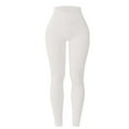 thumbnail image 4 of Plus Size Jumpsuit Women Solid Yoga Leggings Ribbed High Waist Exercise Workout Casual Pants for Active, 4 of 4