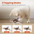 thumbnail image 3 of Flying Bird Cat Toy(Not a Flying Bird), Simulated Chirping Bird Cat Toy Flapping Wings, Rechargeable Interactive Flappy Birds, Cats Toys for Indoor Cats, 3 of 7