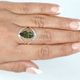 thumbnail image 4 of Natural Seraphinite Ring 925 Sterling Silver Handmade Jewelry, 4 of 10