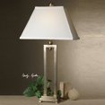 thumbnail image 2 of Uttermost Conrad Table Lamp in Brushed Aluminum, 2 of 2
