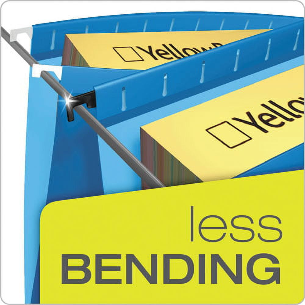 "Surehook Hanging Folders, Letter Size, 1/5-Cut Tab, Assorted, 20/box | Bundle of 2 Boxes"