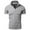 Gray, variant on Odbmxy Men's Short Sleeve Polo Turn Down Collar Mens Clothes Shirts Button Dressy Modern Fit Solid Shirts,Blue XXL