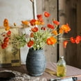 thumbnail image 6 of Silk Common Poppy Flower Stem 22" Tall, 6 of 7