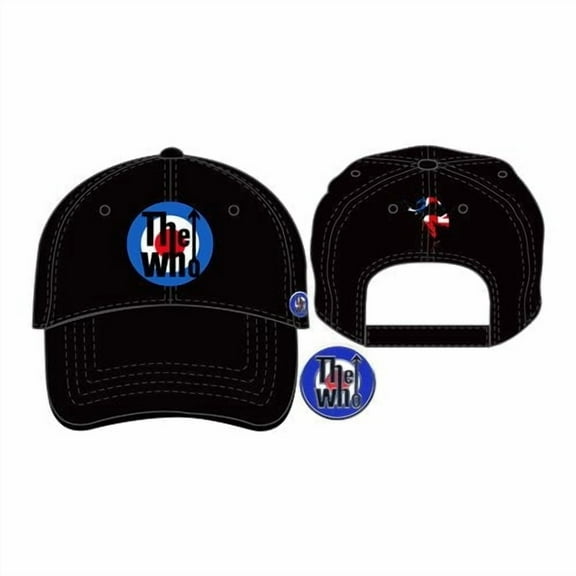 The Who Men's Hat Adjustable official Black
