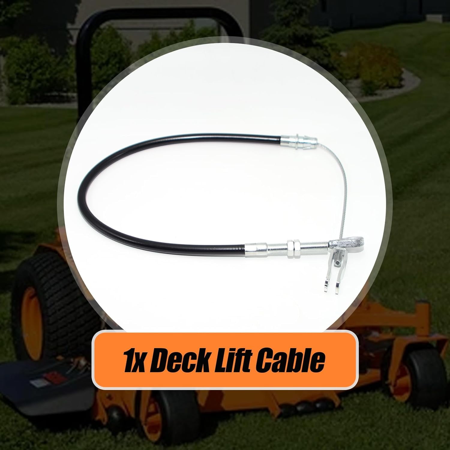 Aniceparthy Scag Deck Lift Cable Replacement Deck Height Adjustment Plastic and Metal Cable Lawn Mower Parts