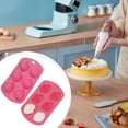 thumbnail image 3 of Fruit-Shaped Multi-Use Silicone Molds - Reusable Bakeware for Cakes, Cookies & Desserts, Craft Molds for Resin & Soap, Non-Stick Flexible Silicone, Perfect for Home Baking, 7.48*4.41in, Red, 3 of 6