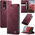 thumbnail image 1 of Wallet Case for Samsung Galaxy S25 Edge Leather Wallet Flip Cover with Card Holder, Kickstand, Magnetic Closure, RFID Blocking TPU Shockproof Phone Case Compatible with S25 Edge, 1 of 8