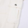 thumbnail image 5 of Sngxgn Cargo Pants For Women With Pockets Elastic Waist(White,XL), 5 of 8