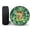 Highland Cow Green Leaf, variant on Yuyamidu Green Leaf Tire Covers St. Patrick's Day Spare Wheel Tire Cover Easy to Install Wheel Cover Protector Universal Fit for Trailer, RV, SUV, Truck