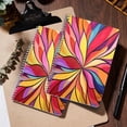 thumbnail image 5 of Spiral Notebook,College Ruled Journal,8.26" x 5.71" 50 Sheets/100 Pages,2 Pack - Colorful Flower Abstract Floral, 5 of 7