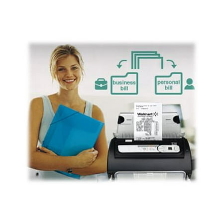 Plustek - High Speed ​​Document Scanner with Automatic Document Feeder - Black