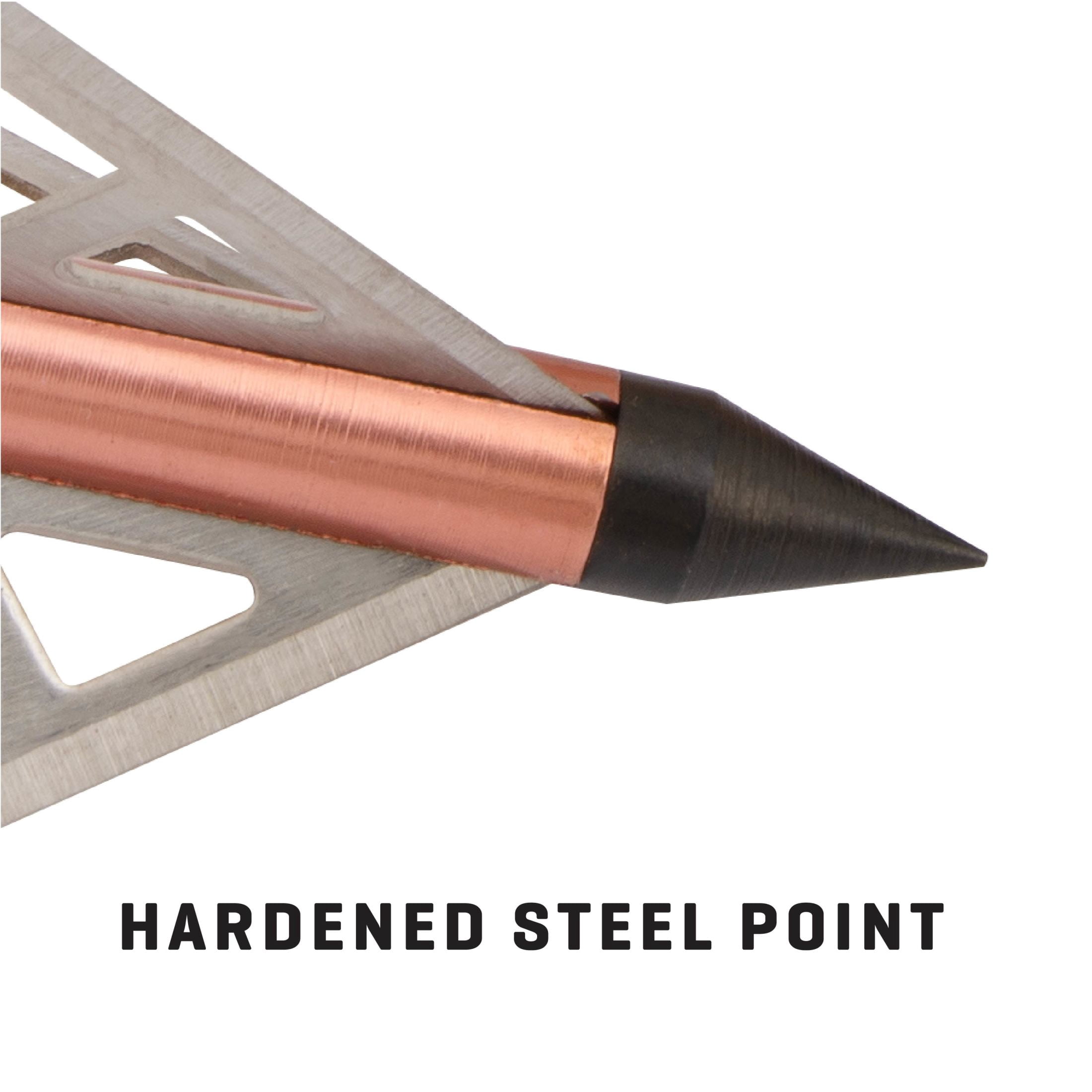 (2 pack) Allen Company Lightning XST Archery Broadheads, Aluminum and Steel, 3-Pack, 100-Grains