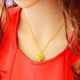 thumbnail image 3 of Sonducket Collar Forma de amor Colgante Lindo Hueco Colgantes Cadena Mujeres Oro Romántico Corazón Collares Nupcial Boda Fiesta Ropa, zapatos y accesorios Miscelánea Sonducket AP014712-01, 3 of 6