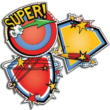 Super Class Assorted Paper Cut Outs