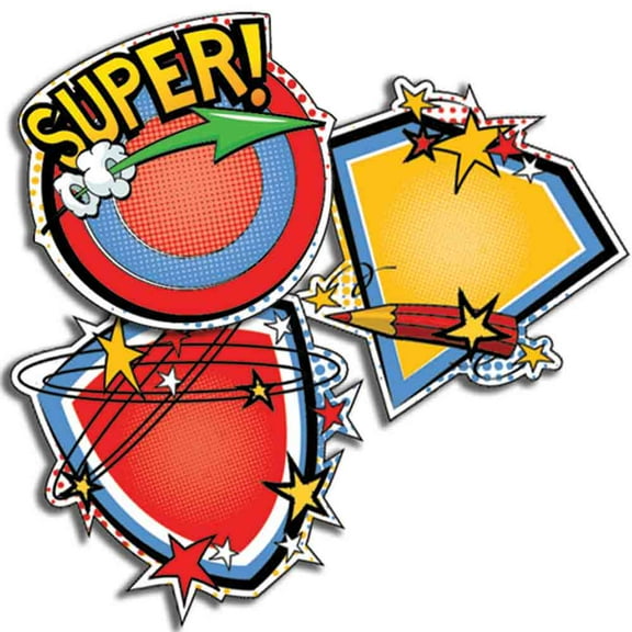 Super Class Assorted Paper Cut Outs