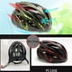 thumbnail image 5 of Casco de Hombres Mujeres de carretera de montaña Casco de con gafas Gafas Negro rojo, 5 of 9