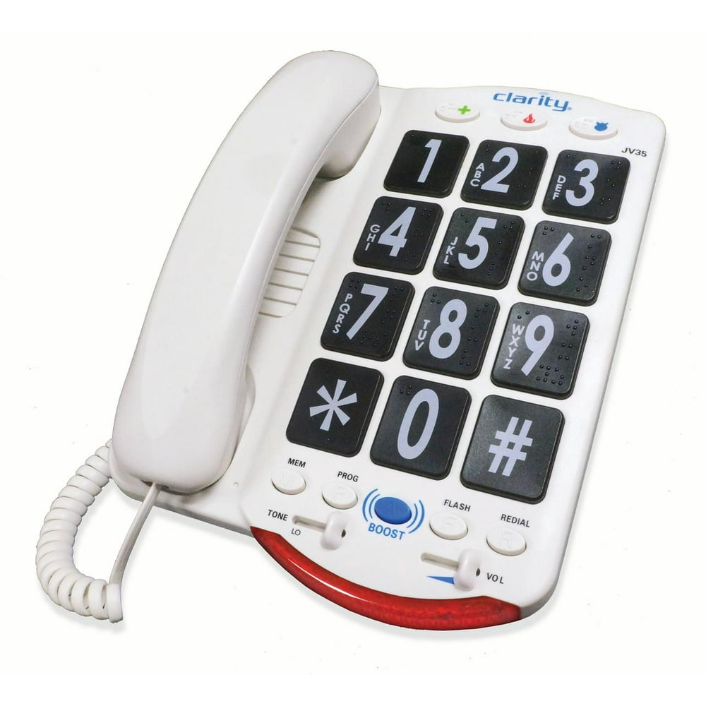 Clarity 76560.000 JV35 Moderate Hearing Loss Amplified Corded Phone