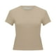 thumbnail image 5 of Camiseta de manga corta ajustada y moderna para mujer: corte ajustado y sexy, versátil con vaqueros/pantalones cortos, tejido suave para el verano, talla real, lavado en frío., 5 of 6