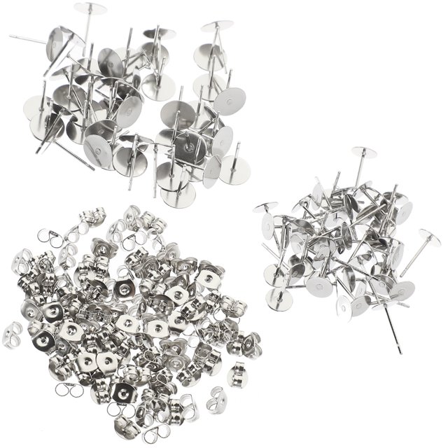 Shisuyan 2 Sacs Matériaux pour Fabrication de Boucles d'Oreilles Kit de Bouchons d'Oreilles Charmes Dos de Boucles d'Oreilles