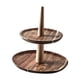 thumbnail image 5 of Soporte de madera para tartas, plato de postre, decoración del hogar, torres de madera redondas rústicas para tartas, servir 2 capas, 5 of 9