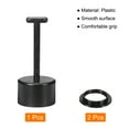 thumbnail image 3 of Uxcell E26/E27 Socket Ring Removal Tool T Type with Lamp Shade Socket Rings Black 3 Pack, 3 of 6