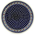 thumbnail image 2 of Polish Pottery 13-inch Platter (Mosquito Theme) Hand Painted in Boleslawiec, Poland + Certificate of Authenticity, 2 of 6