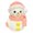 Pink, variant on Pompotops Christmas Snowman Figurines Mini Cute Couple Resin Micro Snowman Tabletop Landscapes Decoration Christmas Decoration Scene Layout, Xmas Holiday Gifts