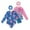 D, variant on 2 Pack Girls Long Sleeve Rash Guards One-Piece Swimsuit with Hairband Bathing Suit Swimwear 2-10T
