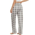 thumbnail image 4 of Rosa Junio Comfy Pajama Pants for Women, Stretch Drawstring Lounge Pants with Pockets, Soft Casual Pjs Sleep Bottoms, 4 of 6