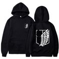 thumbnail image 2 of Sudadera con capucha de Attack On Titan para hombre, sudaderas con capucha de anime para hombre y mujer, ropa de calle, jersey con capucha Harajuku Shingeki No Kyojin, sudadera, ropa, 2 of 5