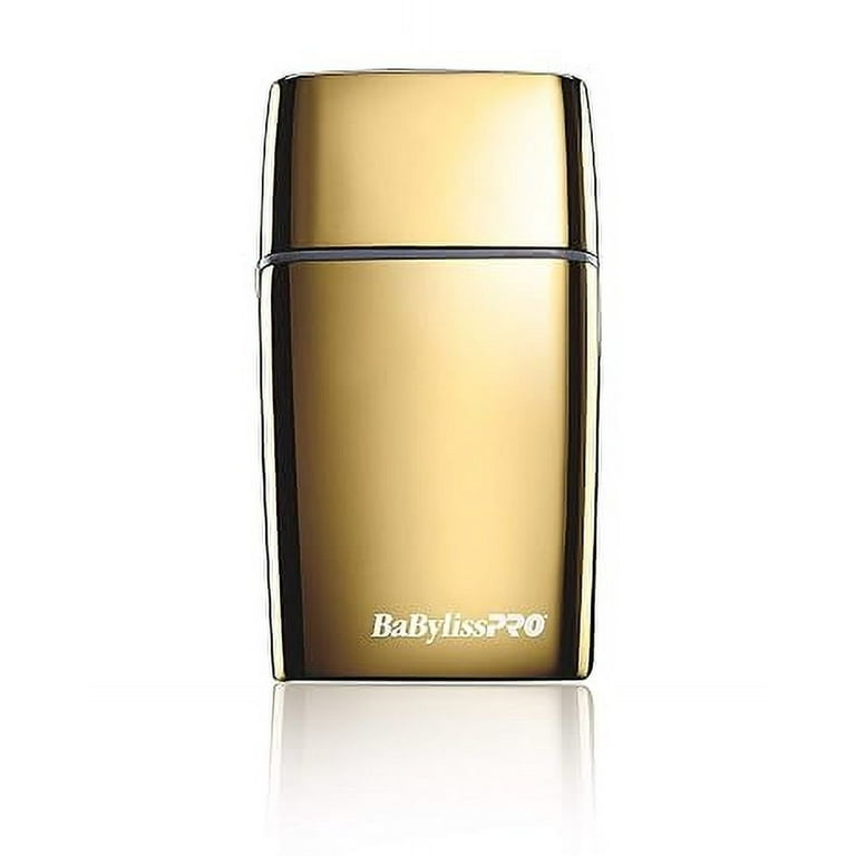 新品未使用 BaByliss Pro FOILFX02 Cordlessゴールド BaBylissPRO FOILFX02 Gold Cordless Metal Double-Foil Shaver