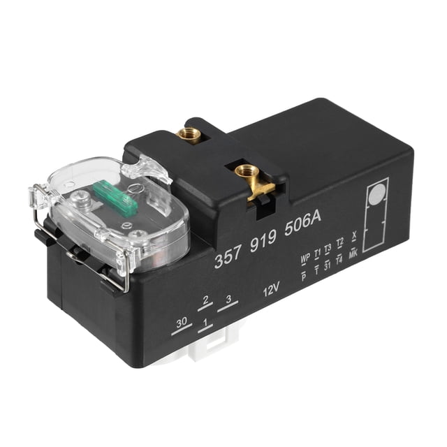 Unidad de radiador de relé del módulo de control del ventilador de refrigeración eléctrica para Volkswagen Jetta Golf 1994-1999 para VW Passat 1994-1997 No.357919506A - Paquete de 1