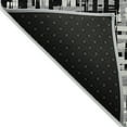 thumbnail image 3 of Addison Rugs Chantille Indoor/Outdoor Transitional Lines Black Washable Rectangle Rug, 3' x 5', 3 of 6