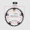 thumbnail image 5 of Road Bike Single Chainwheel 110Bcd 5 Bolts 36T 38T 40T Narrow Wide Chainring, 5 of 5