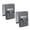 Gray, variant on MISSMILE Couch Caddy Great for Keeping Items Close at Hand Bedside Organizer Protects Your Items from Dust and Dirt Bedside Caddy Brown 2PCS