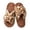 B02_Brown, variant on Halloween Slippers for Women Fuzzy Fluffy Slides Plush Black Cat Spider Ghost Pumpkin Kawaii Indoor House Shoes on Home Bedroom Warm Winter Slippers(Purple,5-6)