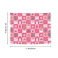 thumbnail image 6 of Picia Pink Christmas Cheer Pattern Tapestry-Tapestries for Bedroom Living Room Dorm(29x37"), 6 of 8