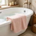 thumbnail image 5 of Xecvkr Microfiber Bath Towel Set Ultra Soft Absorbent Quick Drying Hand Towels Hanging Loops Fluffy Bathroom Washcloths for Adults Family Homes Daily Beige, 5 of 6