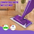thumbnail image 2 of Mop Pad Refill Compatible with WetJet Spray Mop, Wet Jet Mopping Pads for All Purpose Multi Surface Hardwood Floor Cleaning, 4 Layers Thickened and Super Absorbent, 80 Count, 2 of 7