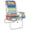 Multi-color, variant on SUNSPIRE Backpack Beach Chairs for Adults Lightweight Aluminum 17in 5-Position Adjustable Reclining Folding with Cup Holder, Outdoor Blue Stripes