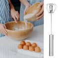 thumbnail image 2 of Harpily Hand Mixer Stainless Semi Automatic Beater 12 Inch Manual Press Type Beater Mixer, 2 of 4