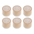 thumbnail image 1 of EeaseCA 6pcs Retro Wooden Round Seals Decorative Scrapbook Stamps (Random Style), 1 of 7