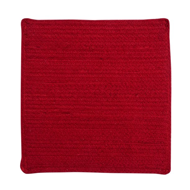Cotton Solid Placemats 15 Square Red