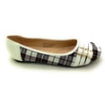 thumbnail image 2 of Three Lair Belted Plaid Ballerina Flats, 2 of 4