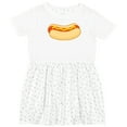 thumbnail image 3 of Inktastic Funny Hot Dog Girls Toddler Dress, 3 of 5