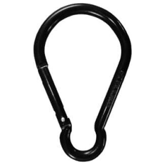 Mass Parts Large Carabiners Black 2 Pack