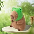 thumbnail image 3 of CHUNYAN 12-in cute capybara plush toy, capybara plush animal capybara doll pillow, holiday gift for boys and girls, 3 of 7