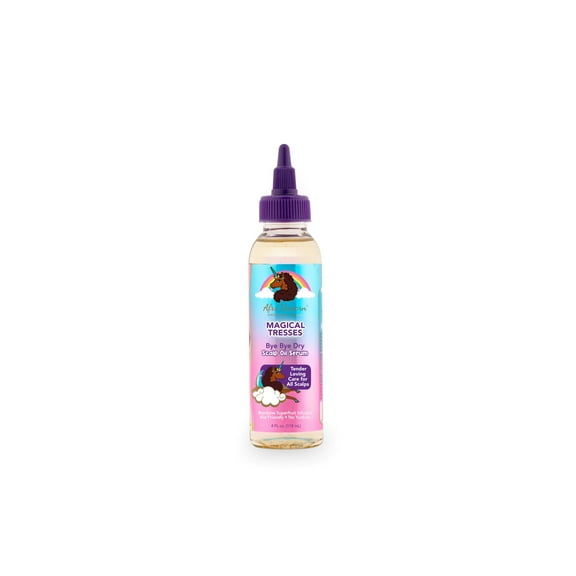 Afro Unicorn Magical Tresses Bye-Bye Dry Scalp Serum 4 fl. oz., Curly Hair